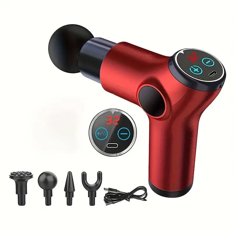 Massage Gun, Deep Tissue Muscle Handheld Percussion Massager, Ultra Compact Elegant Silent Design, Gifts For Men&Women