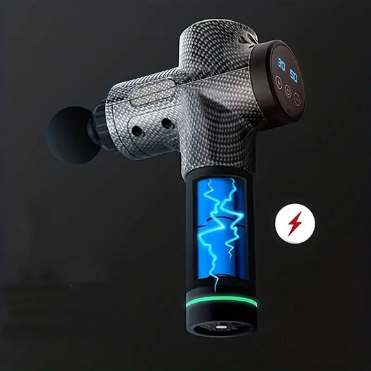 Muscle Massage Gun Deep Tissue Body Back Sports Athletes Pain Relief Percussion Massager 30 Speeds LED Screen Display