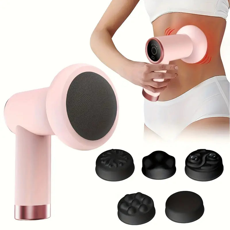 1pc Electric Massager Gun, Deep Tissue Percussion Electric Muscle Massager, Portable Handheld Ultra-Quiet Brushless Motor, Relieves Muscle Tension, For Sports Gym