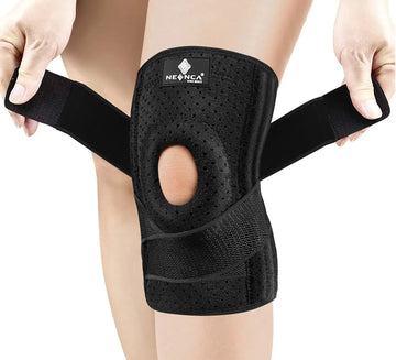 Knee Braces for Pain Men & Women with Patella Gel Pad Side Stabilizers, Arthritis, Meniscus Tear, ACL, Relief, Running