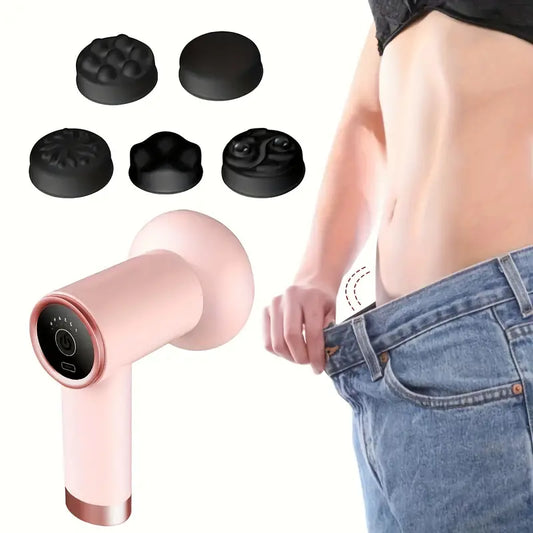 1pc Electric Massager Gun, Deep Tissue Percussion Electric Muscle Massager, Portable Handheld Ultra-Quiet Brushless Motor, Relieves Muscle Tension, For Sports Gym