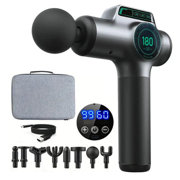 99 Speed LCD Screen Fascia Percussion Massager: Get Deep Tissue Relief with this Powerful Muscle Massage Gun!