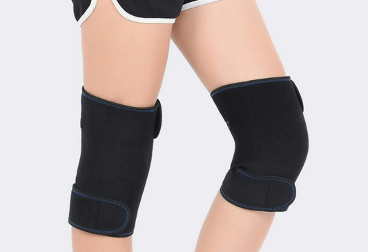 KOMZER 2 Pcs Self-heating Knee Pads for Joint Pain, Tourmaline Magnetic Therapy Knee Brace for Support, Pain Relief and Warmth